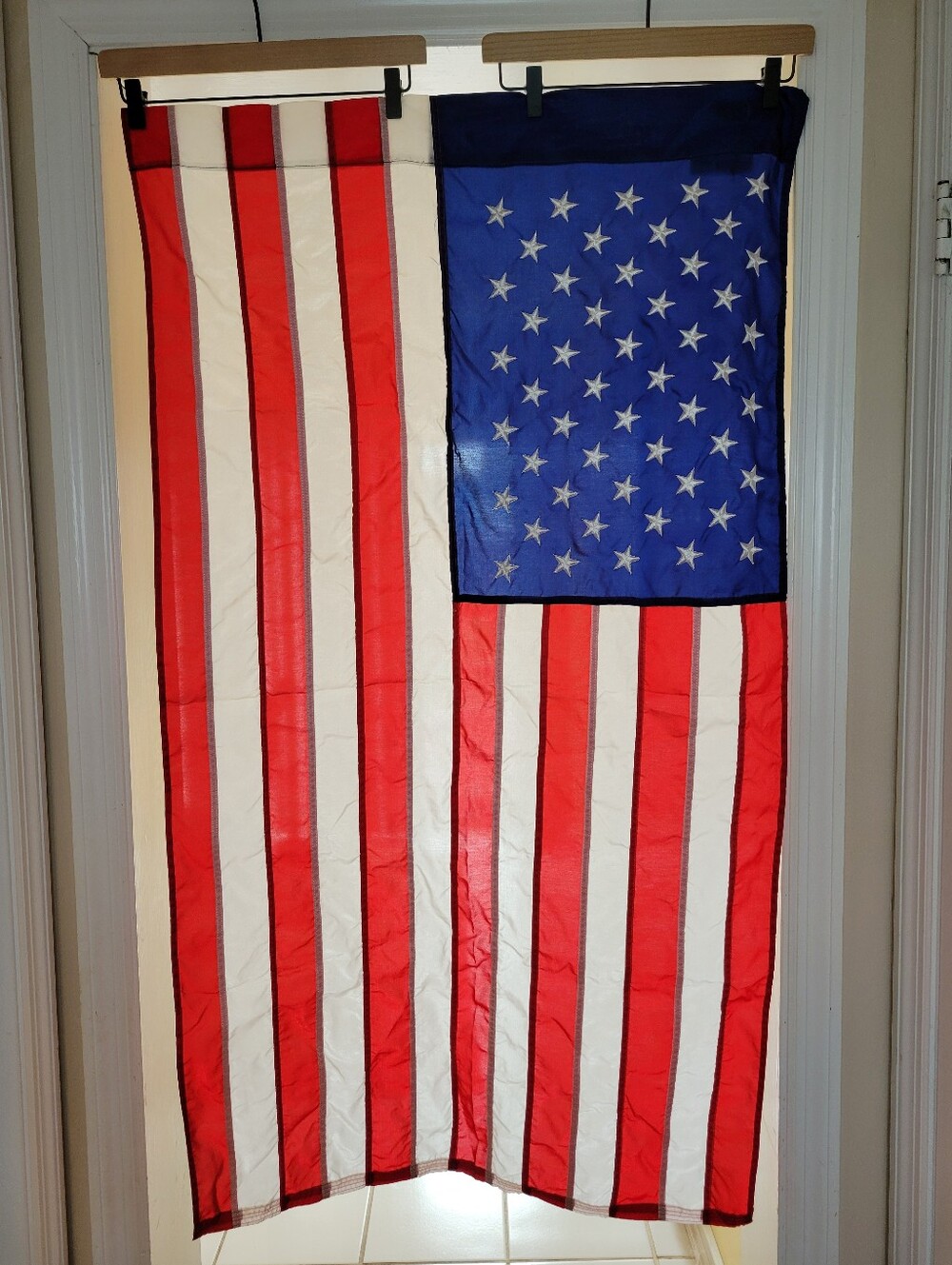 American Canvas Flag 50 Star Red White & Blue 52in×29.5in